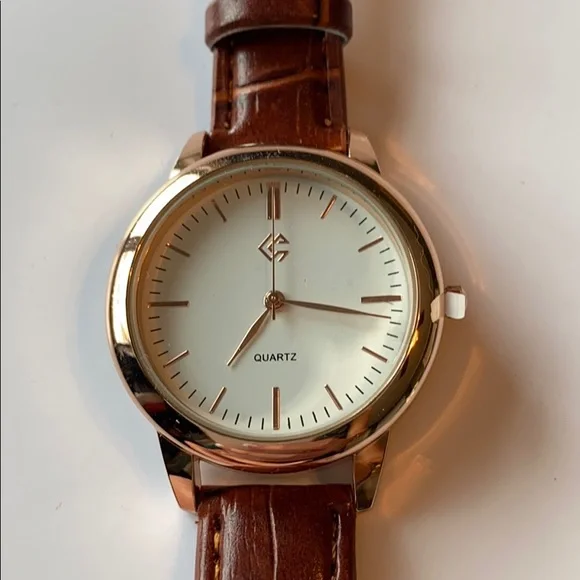 Accessories | Quartz Watch W Leatherette Strap White Face  display picture 2